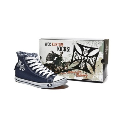 Buty motocyklowe trampki West Coast WCC navy 44