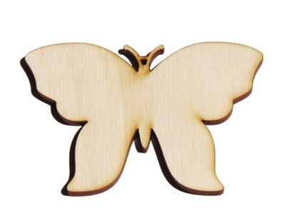 drewniany Motyl motyle ozdoba z drewna zawieszka