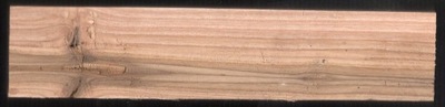 DR0632 Jesion drewno knifemaking nóż 23cmx4,5 x 4,5 cm