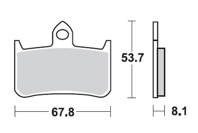 SBS PADS BRAKE KH187 STREET EXCEL SINTER HONDA RS 250R '91-'92, RVF 4 - milautoparts-fr.ukrlive.com