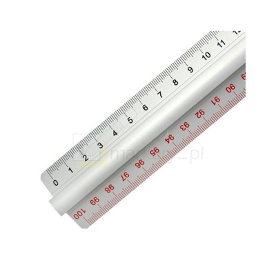Linijka aluminiowa 30cm z uchwytem 30161 LENIAR