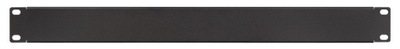 Maskownica zaślepka RACK 19" 1U czarna