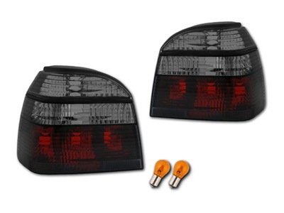 LAMPA TYL KPL VW GOLF III 3 BLACK SMOKE DEPO FK