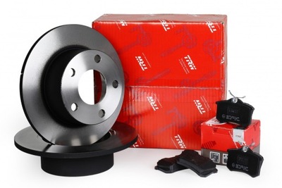 DISCS PADS TRW REAR - VW GOLF V VI 282MM - milautoparts-fr.ukrlive.com