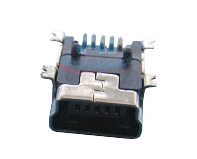 Gniazdo mini USB-B SMD 5pin - 10szt