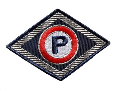 Emblemat Policji ROMB WYDZIAŁ PREWENCJI naszywka P