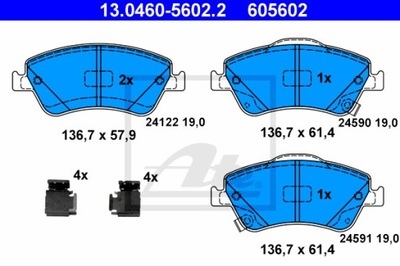 ATE 24.0126-0148.1 DISQUE DE FREIN - milautoparts-fr.ukrlive.com