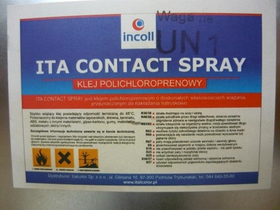 klej kontaktowy do forniru ITACONTACT SPRAY 15 kg