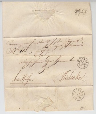 FL289 List z Nowego Sącza 1866 rok