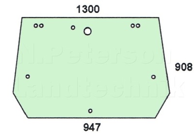 GLACE ARRIÈRE CASE MXM NOUVEAU HOLLAND TL TM NIEMIECKA - milautoparts-fr.ukrlive.com