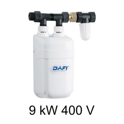 Podgrzewacz wody DAFI 9 kW 400 V z przyłączem