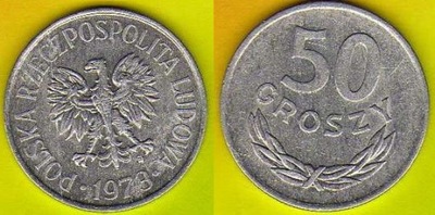 POLSKA 50 groszy 1973 r.