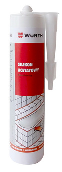 WURTH Silikon neutralny jednoskładnikowy 310 ml CZARNY
