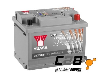 Акумулятор yuasa ybx5075 60ah grójec фото №1