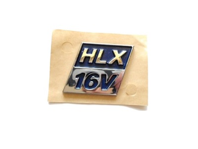 SIGN EMBLEM HLX 16V FIAT PUNTO II NEW CONDITION ORIGINAL - milautoparts-fr.ukrlive.com