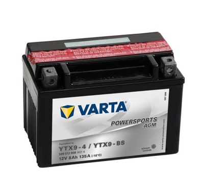 Akumulator motocyklowy VARTA YTX9-BS 12V 8Ah