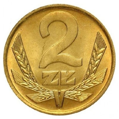 2 zł złote 1982 mennicza mennicze