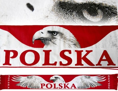 SZALIK POLSKA kibica re-PREZENT-acji polski TKANY