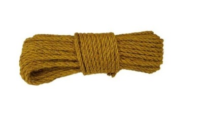 Lina Jutowa sznur fi 8mm C.żółty 20 metrów