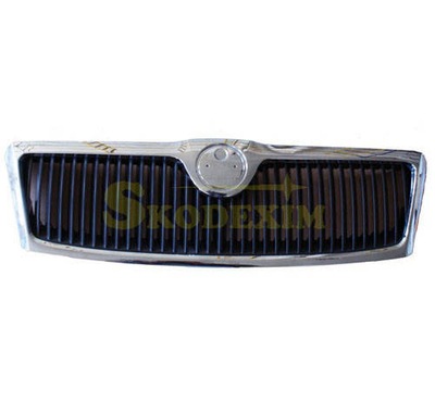 GRILLE RADIATOR GRILLE SKODA OCTAVIA II 2004-2008 + EMBLEM - milautoparts-fr.ukrlive.com