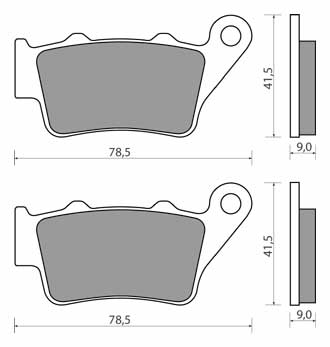 SABOTS DE FREIN YAMAHA TT 600 XT 660 TENERE MT03 MT 03 TM - milautoparts-fr.ukrlive.com