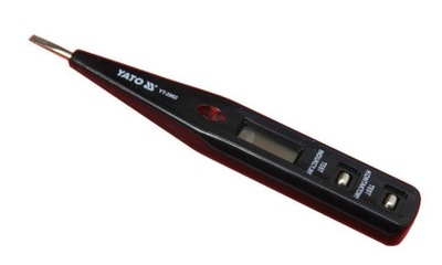 Próbnik miernik tester napięcia 12-250V LCD