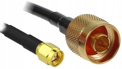 Kabel antenowy wtyk Nm / SMAm - 5m