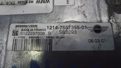 MINI R50 R52 1.6K блок управления двигателя 1214-7557395-01