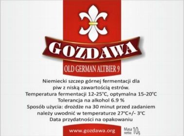 Gozdawa drożdże OLD GERMAN ALTBIER 9