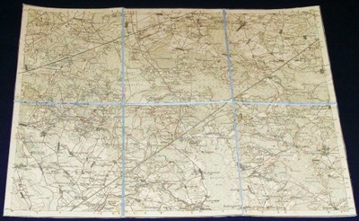 MALECZ DZIATKOWICZE KOBRYŃ MAPA SZTABOWA 1914