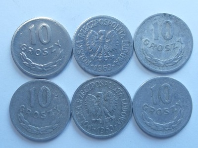 Moneta 10 gr 1963 r
