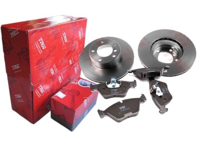 DISQUES + SABOTS DE FREIN TRW AVANT BMW E39 96- I TDS 296MM - milautoparts-fr.ukrlive.com