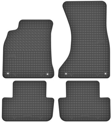 AUDI A4 B8 MATS AUTOMOTIVE RUBBER + PLUNGERS BLACK MATS ON WYMIAR - milautoparts-fr.ukrlive.com