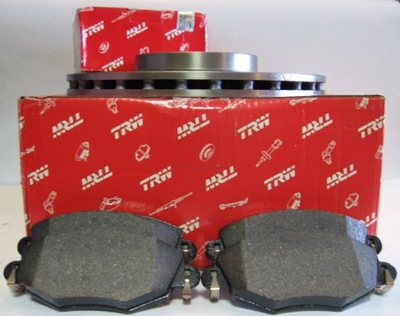 TRW DISQUES SABOTS DE FREIN AVANT FORD MONDEO 3 MK3 - milautoparts-fr.ukrlive.com