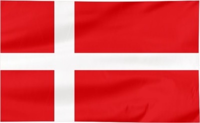 Flaga Dania 150x90cm - flagi Danii qw