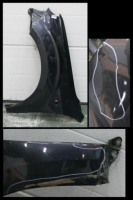 Крила перед subaru forester 2008-2012 l фото №1