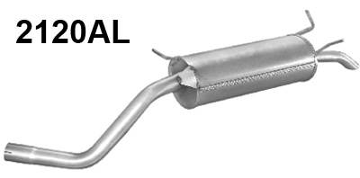 Гаситель конечный renault megane 1.4 1.6 1995-2002 фото №1