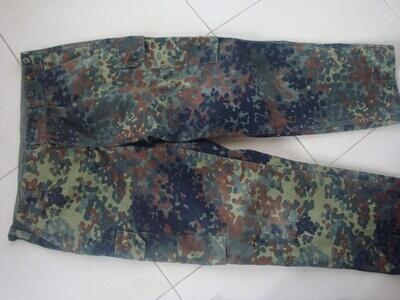 SPODNIE WOJSKOWE BUNDESWEHR FLECKTARN R1 DB