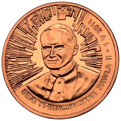 Moneta 2 zł Beatyfikacja Jana Pawła II