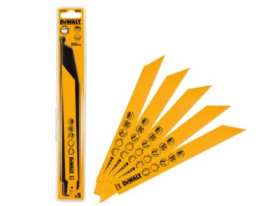 DeWALT brzeszczoty piły szablastej 203 5szt DT2353