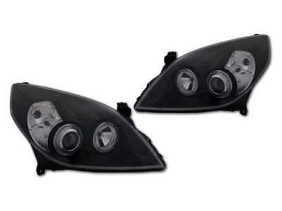 Фары фара перед комплект  тюнинг opel vectra c signum 05 кольца angel eyes фото №1