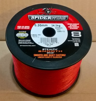 SPIDERWIRE STEALTH Code Red 8 Carrier 0,30 34,3kg