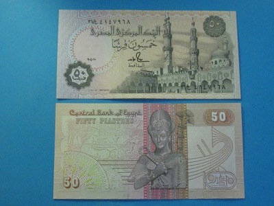 Egipt Banknot 50 Piastres 1990 P-58 UNC