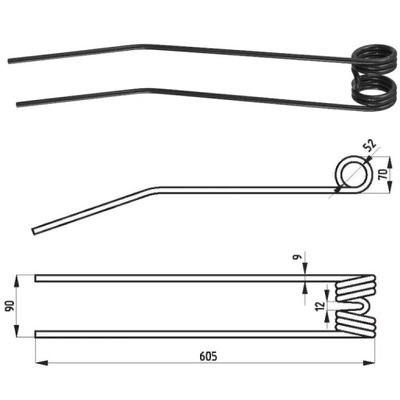 DOIGT ZGRABIARKI RESSORT DEUTZ FAHR (02767) - milautoparts-fr.ukrlive.com