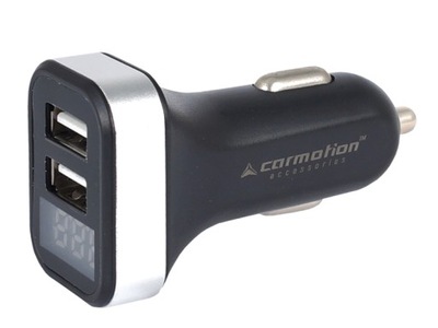 ŁADOWARKA DO TELEFONU SAMOCHODOWA 2 X USB (2.1A)