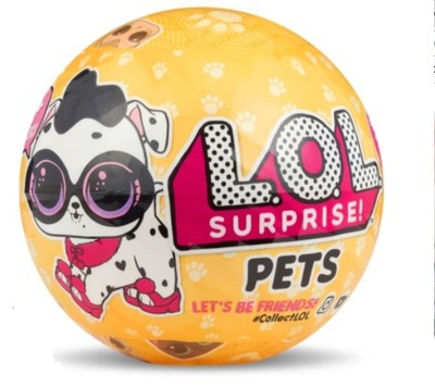 LOL ZWIERZĄTKO PETS zwierzę ZWIERZAK KULA 7 warstw