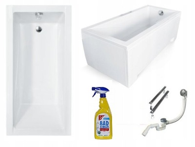 WANNA AKRYLOWA BESCO MODERN 170x70 OBUDOWA SYFON