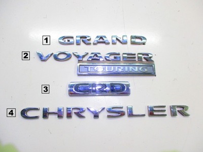 Chrysler Voyager V Emblemat Logo Znaczek