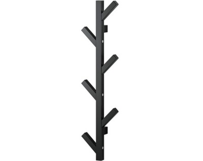 IKEA TJUSIG wieszak na ubrania na drzwi kurtki czarny