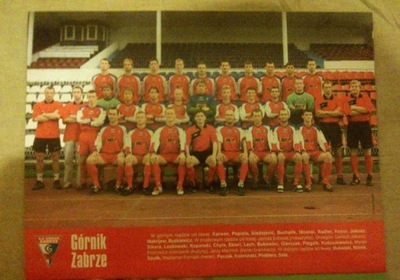 Liga polska Plakat - GÓRNIK ZABRZE sezon 2003/04